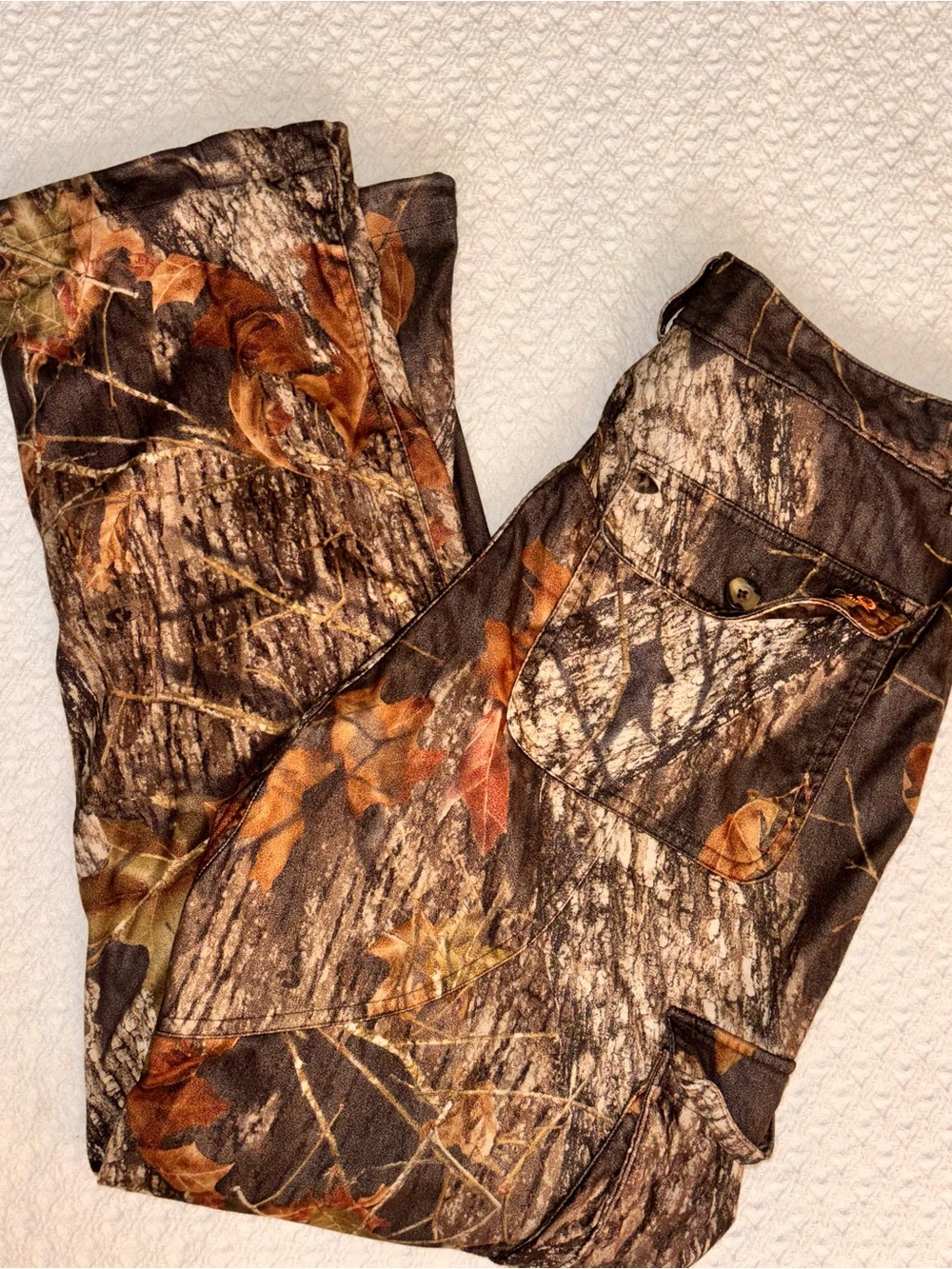 Rocky Silent Hunter Scent IQ Men’s Large Camouflage Cargo Pockets Hunting Pants